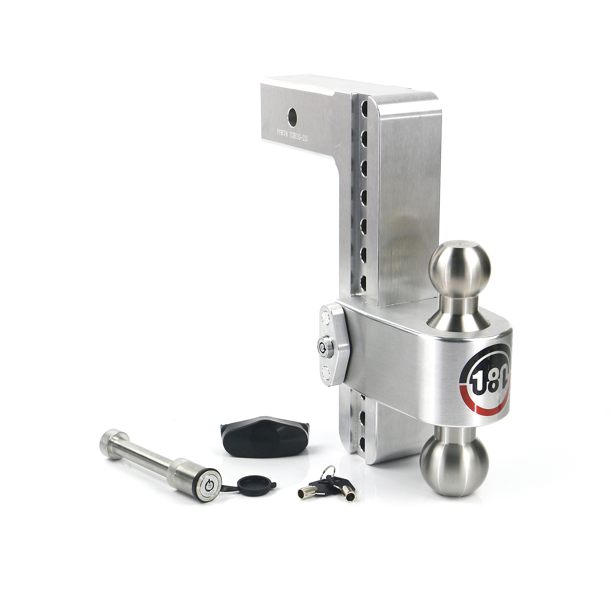 Weigh-Safe 180 Turnover Ball Hitch - 10in. Drop, 2.5in. Shank, 18500-Lb. GTW, 2-5/16in. Ball Diameter, Class V, Model# LTB10-2.5-KA